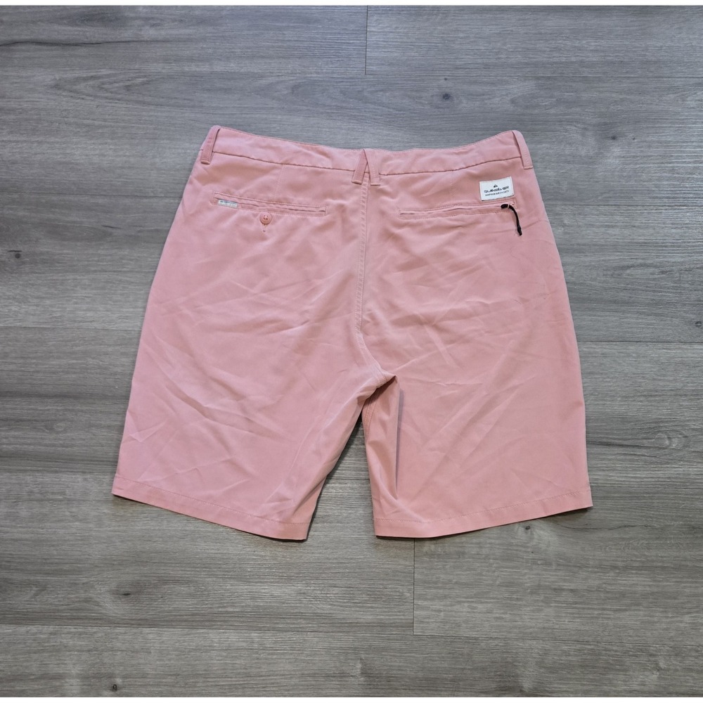 Quicksilver Amphibian Hybrid Shorts Men's 33 Pink Water Repellent Stretch - Picture 2 of 13